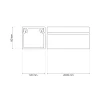 Goulotte électrique PVC 120x60 mm 2 m anthracite EDO