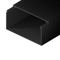 Goulotte électrique PVC 120x60 mm 2 m anthracite EDO