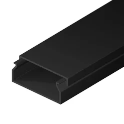 Goulotte électrique PVC 40x16 mm 2 m anthracite EDO