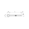 Goupille fendue A4 DIN 94 2x18 boîte de 100 ACTON 647012X18