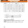 Goupille Fendue Acier zingué 2X25 - 1 pièce