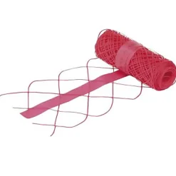 Grillage avertisseur Janoplast en PVC coloris rouge pour la signalisation des réseaux électriques enterrés L.25 m x l.30 cm