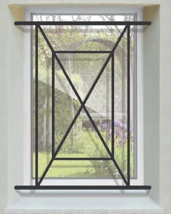 Grille de Defense Adour pour Fenetre H 95 cm x L 60 cm (côte tableau)
