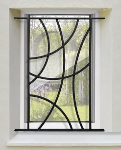 Grille de Defense Arcade pour Fenetre H 95 cm x L 80 cm (côte tableau)