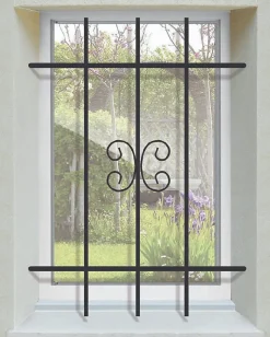 Grille de Defense Bidard pour Fenetre H 75 cm x L 120 cm (côte tableau)