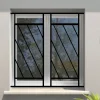 Grille de Defense Diago pour Fenetre H 125 cm x L 140 cm (côte tableau)