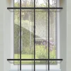 Grille de Defense Droite Torsadee pour Fenetre H 45 cm x L 80 cm (côte tableau)