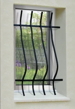 Grille de Defense Galbee pour Fenetre H 115 cm x L 120 cm (côte tableau)
