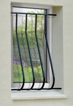 Grille de Defense Galbee Simple pour Fenetre H 75 cm x L 40 cm (côte tableau)