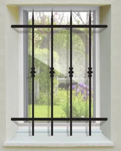 Grille de Defense Manoir pour Fenetre H 65 cm x L 60 cm (côte tableau)