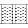 Grille de Defense Oceane pour Fenetre H 135 cm x L 60 cm (côte tableau)