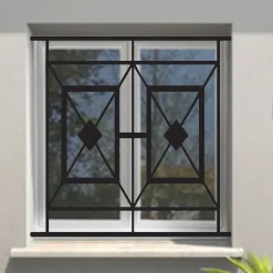 Grille de Defense Toulousaine pour Fenetre H 115 cm x L 100 cm (côte tableau)
