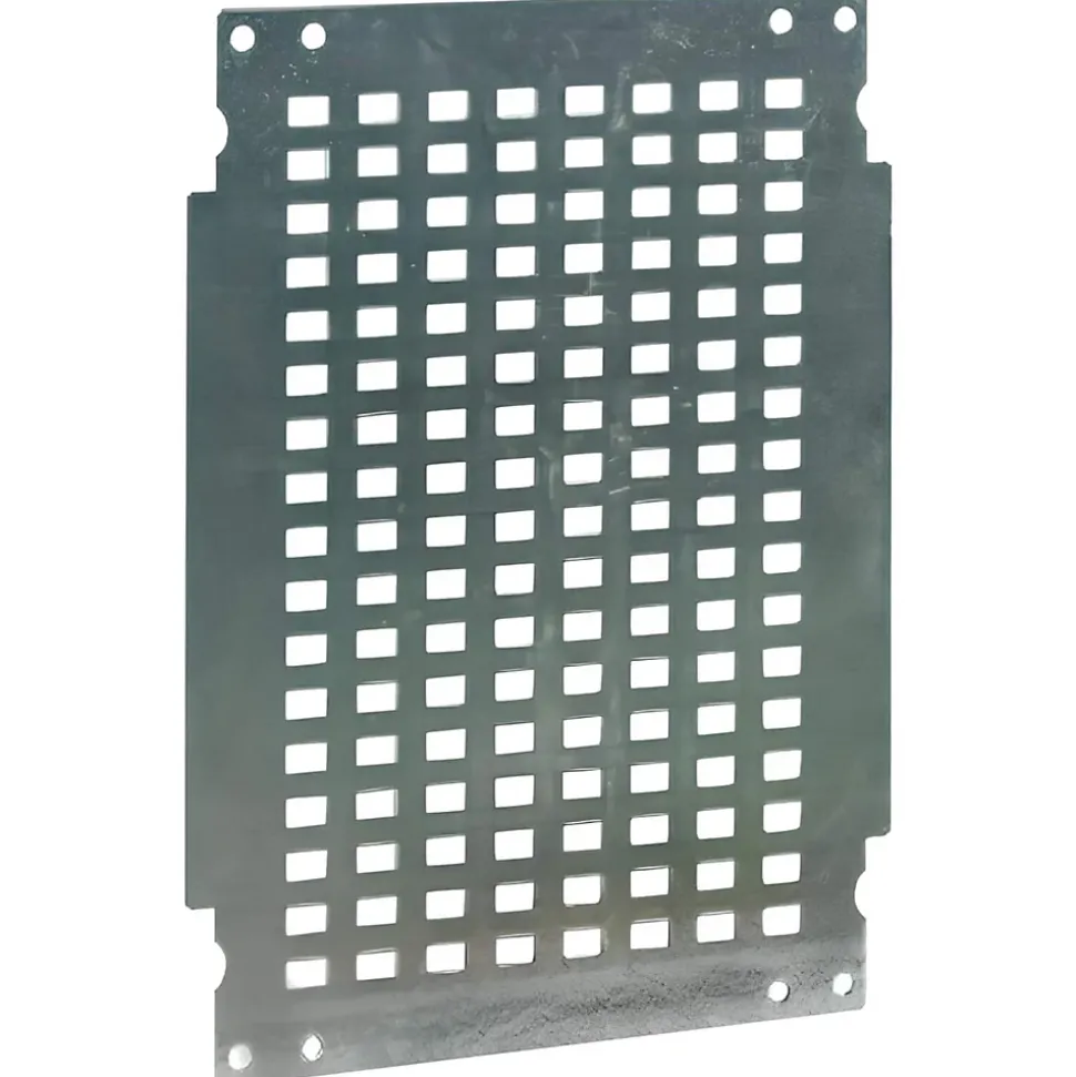 Grille De Montage Perforée En Acier Galavnisé Pour Coffret 600mmx400mm Polyester Ip66 Ide
