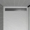 Grille d'évacuation l.79,5 cm pour receveur de douche Pedra et Pure 2, gun metal, Galedo