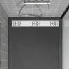 Grille d'évacuation l.79,5 cm pour receveur de douche Pedra et Pure 2, blanc, Galedo