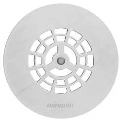 Grille plate en inox pour bonde de douche Wirquin SLIM+