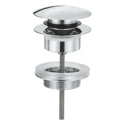 GROHE Bonde CLIC CLAC pour lavabo avec trop plein, chromé 65807000