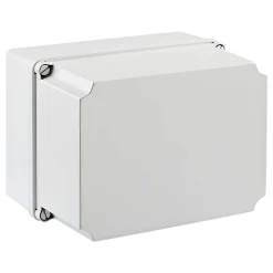 Gsl231 Ide Boite Dérivation Ip65/ip67 Avec Bords Lisses, Couvercle Réhaussé Opaque Dim.241x180x175
