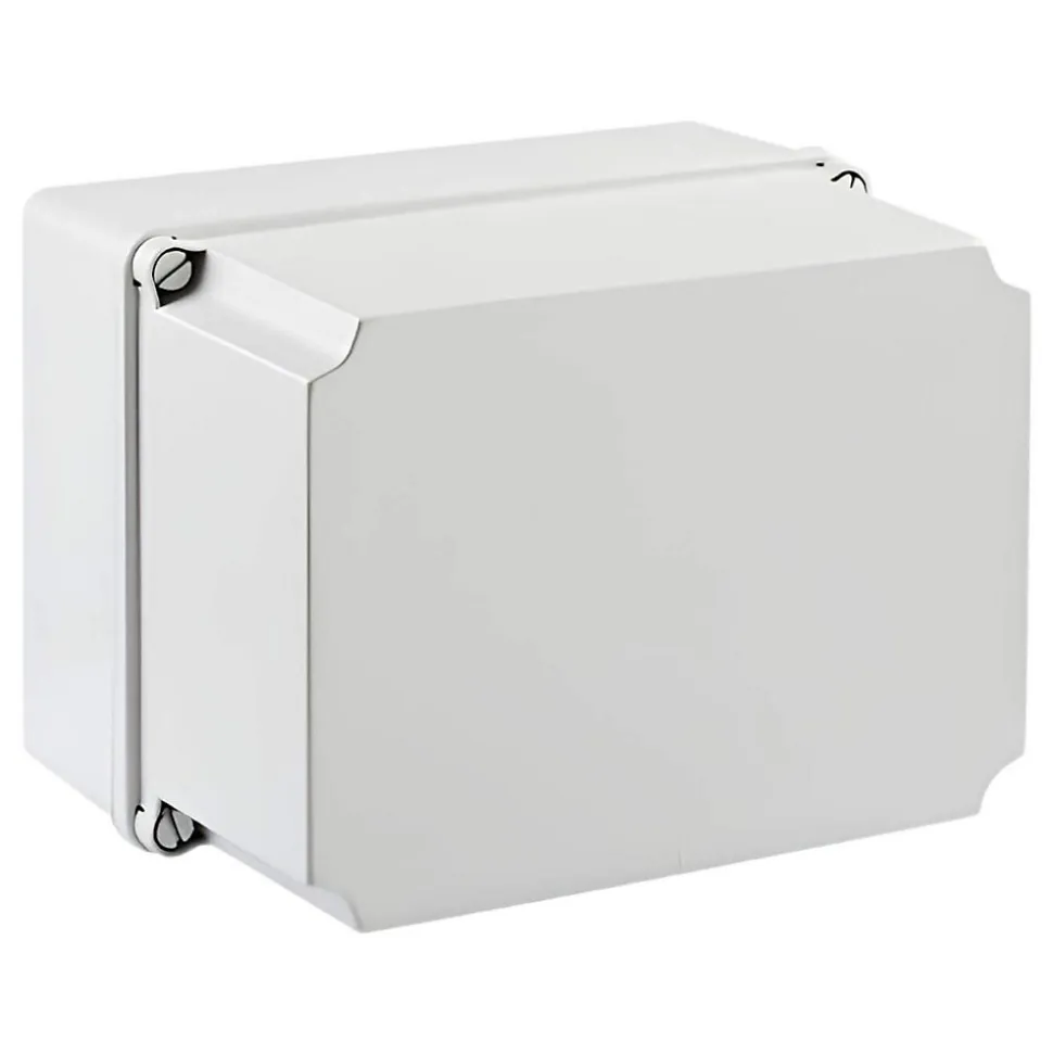 Gsl231 Ide Boite Dérivation Ip65/ip67 Avec Bords Lisses, Couvercle Réhaussé Opaque Dim.241x180x175