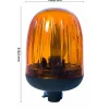 Gyrophare série Cripto 12 V avec fixation pour tige