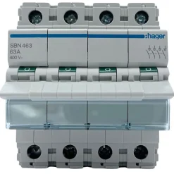 Hager SBN463 Interrupteur modulaire 4P 63A