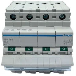 Hager SBN463 Interrupteur modulaire 4P 63A