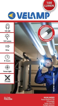 HIGHLANDER : Stylo lumineux LED 1W