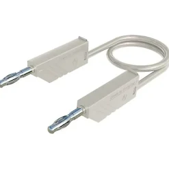 Hirschmann MLN 25/2,5 WS Cordon de mesure banane 0,25 m blanc 4 mm, 32 A