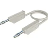 Hirschmann MLN 200/2,5 WS cordon de mesure banane 2 m blanc 4 mm 32 A