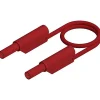 Hirschmann MLS WS 200/2,5 rt - Cordon de mesure de sécurité 2 m, bananes 4 mm, 32 A, 1000 V