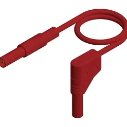 Hirschmann Test & Measurement Cordon de mesure de sécurité 1 m 4 mm 32 A CAT III 1000 V, rouge