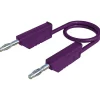 Hirschmann Test & Measurement MLN 25/2,5 VI cordon de mesure 0,25 m violet bananes 4 mm