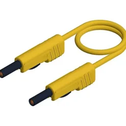 Hirschmann Test & Measurement Cordon de mesure MLB 50/1 V ge 0,5 m banane 4 mm jaune