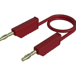 Hirschmann Test & Measurement MLN 25/2,5 RT cordon de mesure banane rouge - 250 mm, 32 A, 30/60 V, garantie 2 ans.