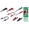 Hirschmann Test & Measurement PMS 2 Set de cordons de mesure mâle 2 mm, 1 m, noir/rouge