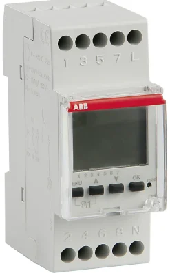 Horloge numérique hebdomadaire 2 canaux ABB