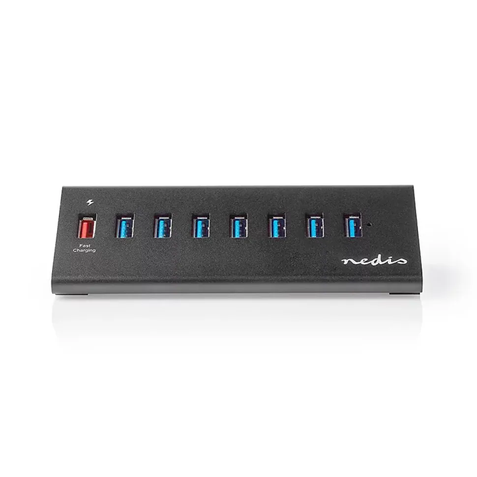 Hub USB 3.0 7 Ports + 1 port de charge NEDIS