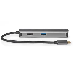 Hub USB C Gen1 3 Ports USB HDMI 4K NEDIS