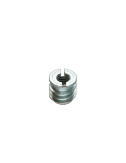 Insert fileté bois fendu M8 15X15 Acier zingué - 10 pièces
