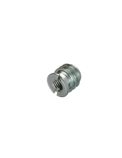 Insert fileté bois fendu M8 15X15 Acier zingué - 10 pièces