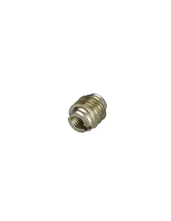 Insert fileté bois fendu 13X13 M6 Acier zingué - 30 pièces