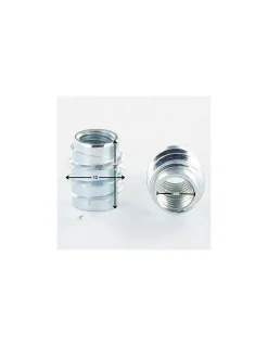 Insert Non fendue Acier zingué blanc M8 12X15 "RM" - 30 pièces