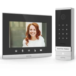 Interphone vidéo connecté filaire avec digicode intégré Extel Code Connect