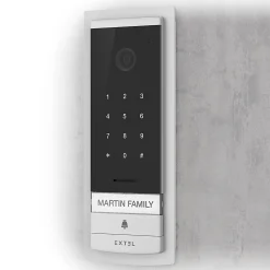 Interphone vidéo connecté filaire avec digicode intégré Extel Code Connect