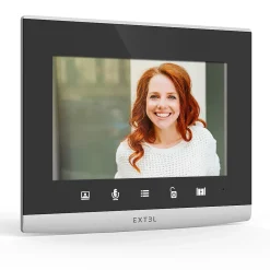 Interphone vidéo connecté filaire avec digicode intégré Extel Code Connect