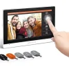 Interphone vidéo couleur filaire Visiodoor 7 + badges