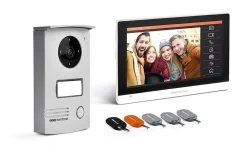 Interphone vidéo couleur filaire Visiodoor 7 + badges