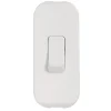 Interrupteur à bascule 2 A 250 V coupure bipolaire à touche de couleur blanc - LEGRAND - 040192