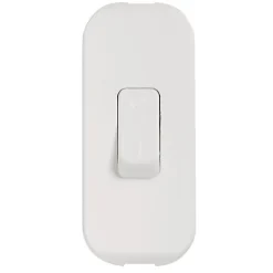 Interrupteur à bascule 2 A 250 V coupure bipolaire à touche de couleur blanc - LEGRAND - 040192