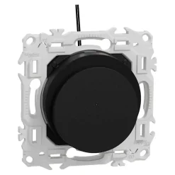 Interrupteur à carte - LED localisation incluse - 10 AX - Odace - S940283 - Schneider - Noir onyx